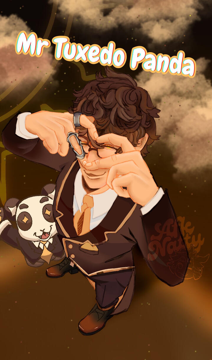 Mr tuxedo panda fanart